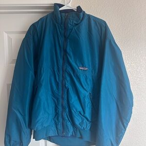 Patagonia Teal Windbreaker Jacket